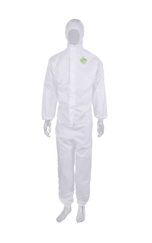 SMS Non-woven Material Disposable Coverall Without Tape TTK-B02
