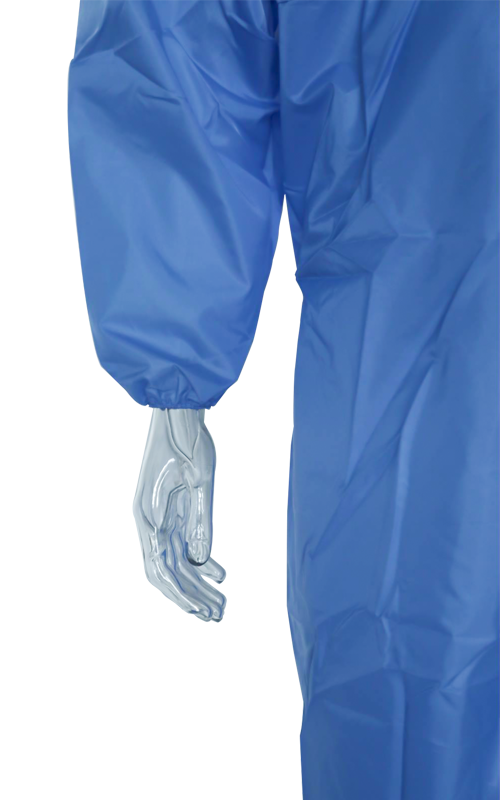  210TWoven Coating Protective Material-blue Disposable Coverall Without Tape  TTK- B01