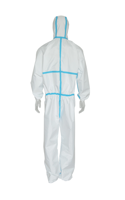 Isolation Biochemical Protective -Comfortability Disposable Coverall With Tape TTK-A04