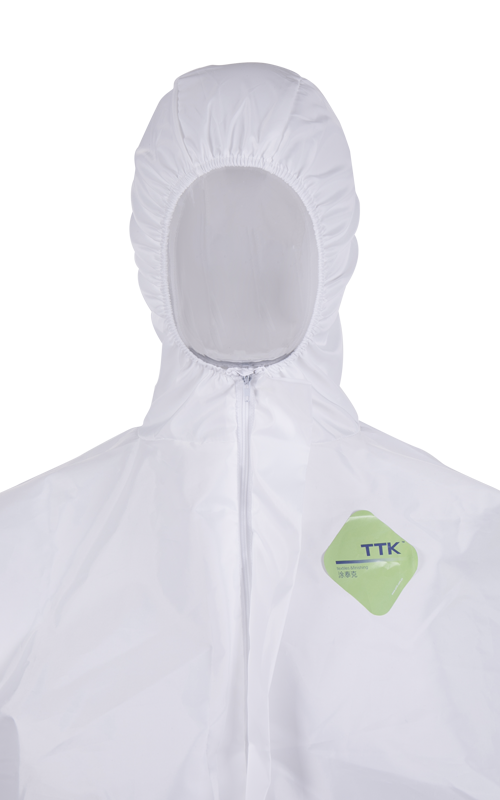 SMS Non-woven Material Disposable Coverall Without Tape TTK-B02