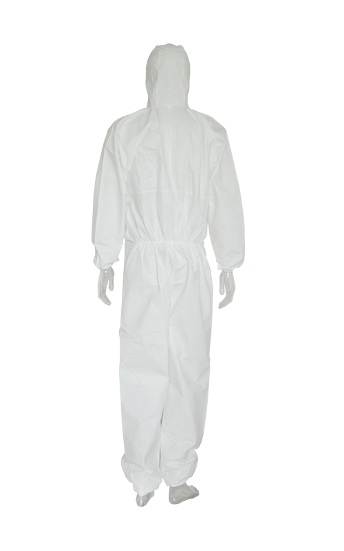 PP+PE Non- woven Material Disposable Coverall Without Tape TTK-B03