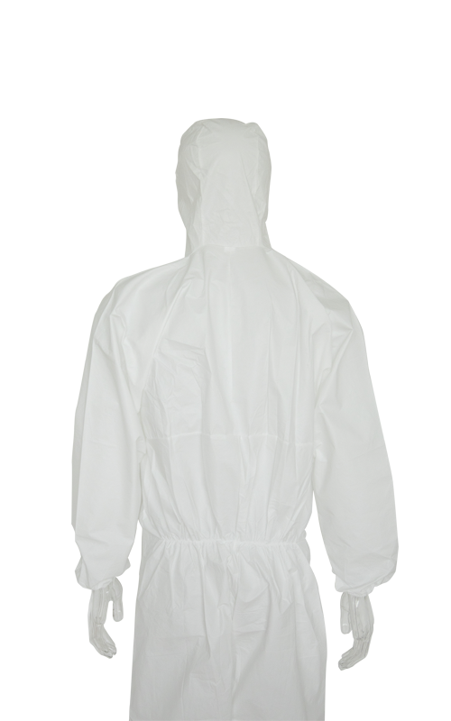 PP+PE Non- woven Material Disposable Coverall Without Tape TTK-B03