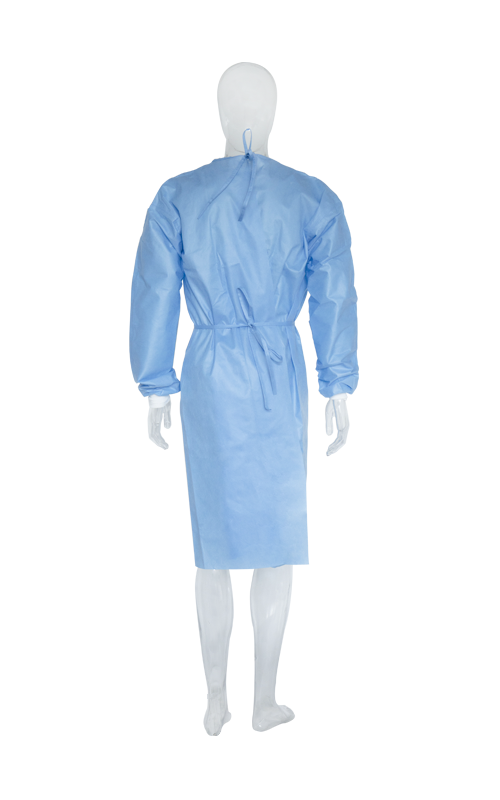 SMS Non-Woven Anti-Virus/ Waterproof/Breathable Level 1 Isolation Gown/Surgical Gown/Patient Gown/Nursing Gown TTK-C02 Series 100