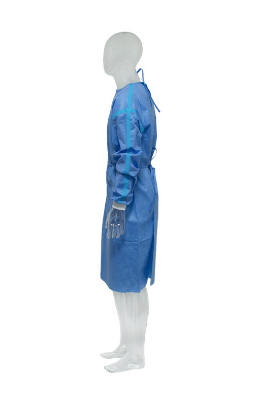 SMS Non-Woven Anti-Virus/ Waterproof/Breathable Level 2 Isolation Gown TTK-C02 Series 180