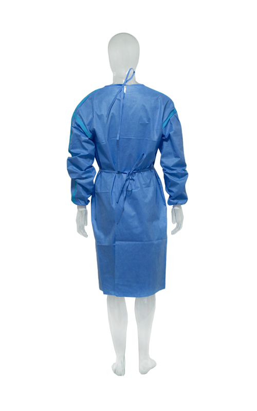 SMS Non-Woven Anti-Virus/ Waterproof/Breathable Level 2 Isolation Gown TTK-C02 Series 180