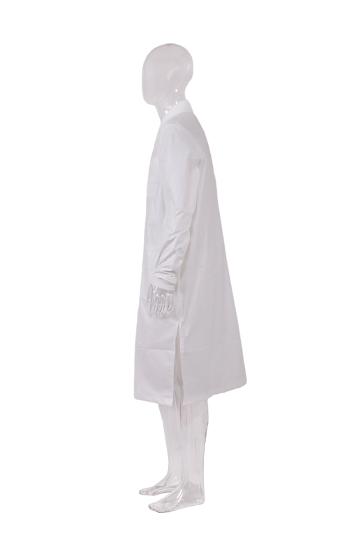 SMS Non-Woven Material + Seamless Tape Anti-Virus/Waterproof/ Breathable Disposable Visitor Coat TTK-C12 Series 100