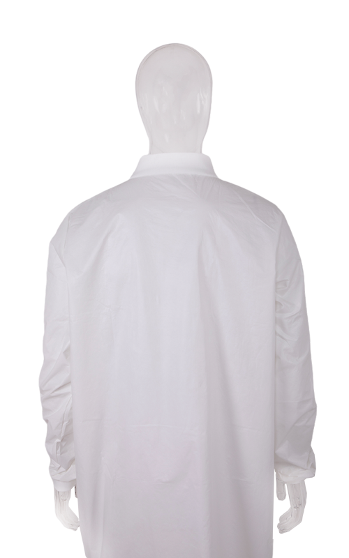 SMS Non-Woven Material + Seamless Tape Anti-Virus/Waterproof/ Breathable Disposable Visitor Coat TTK-C12 Series 100