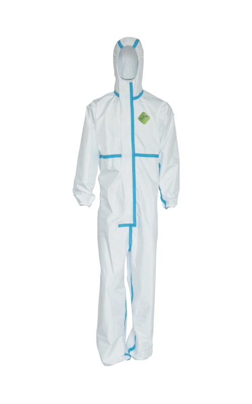 Ultra Antistatic Yarn Waterproof Disposable Coverall With Tape TTK-A01